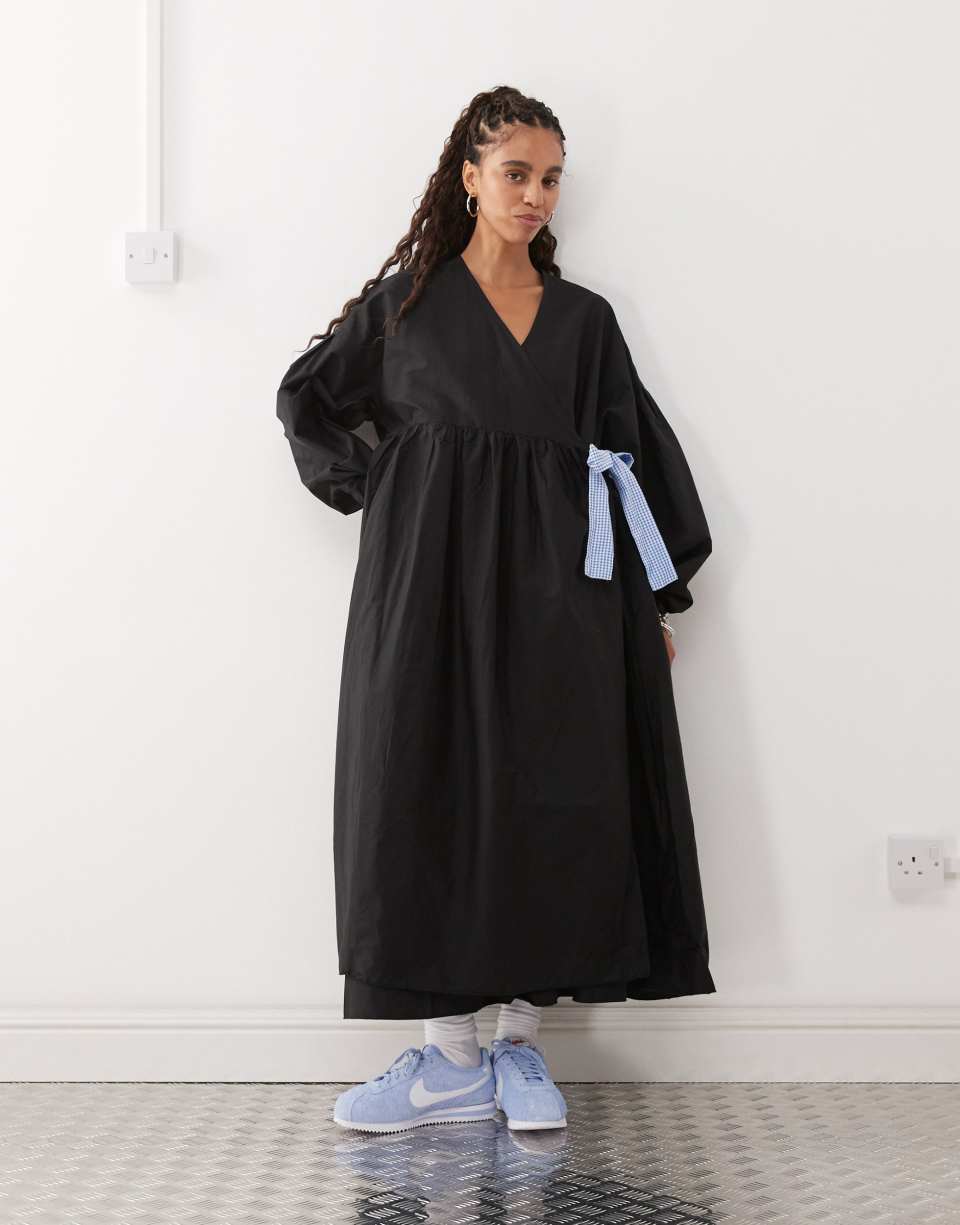 Oversized smock maxidress