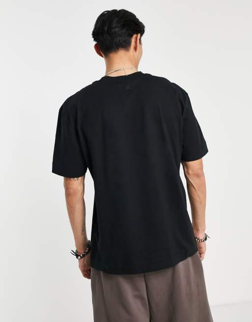 COLLUSION - sort t-shirt, 2 af 4