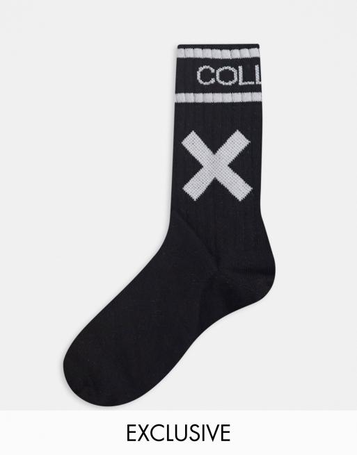 COLLUSION — Sorte unisex sokker