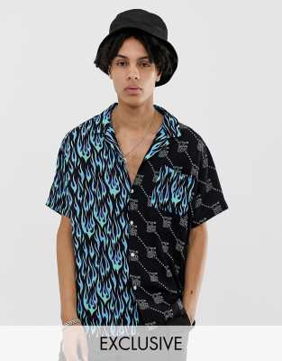 asos flame shirt