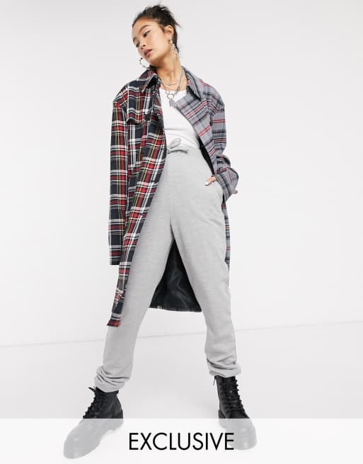 Asos hotsell check coat