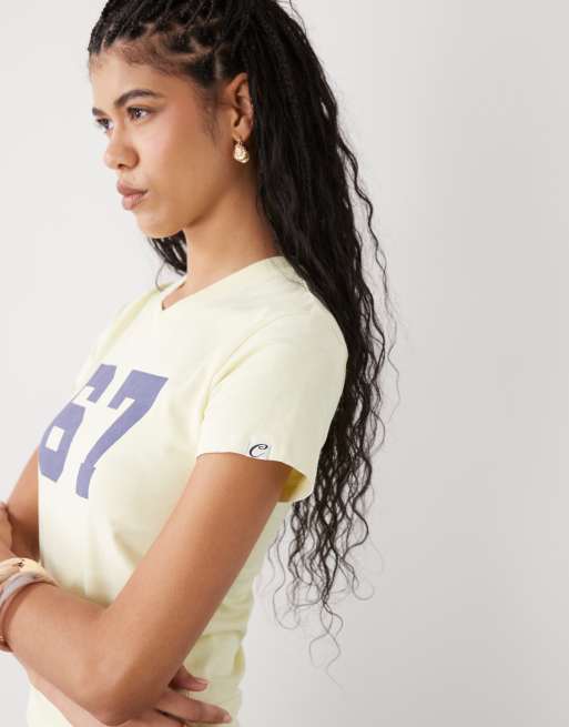 COLLUSION - Sportief T-shirt met V-hals en nummer, 3 van 4