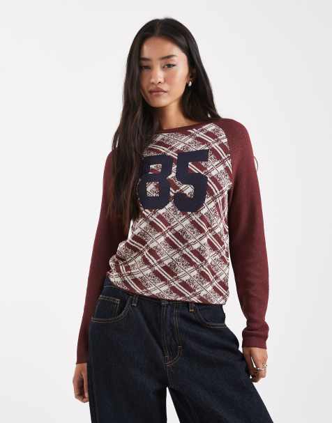 COLLUSION – Sportliches Raglan-Oberteil aus Strick - view 1