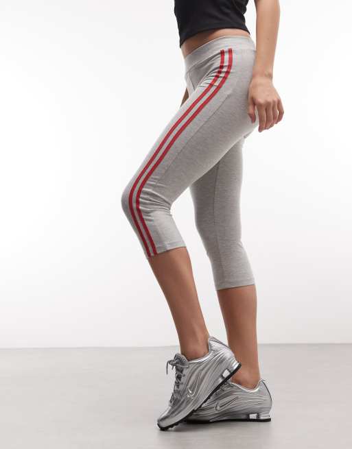COLLUSION sports capri in grey marl, 3 of 5