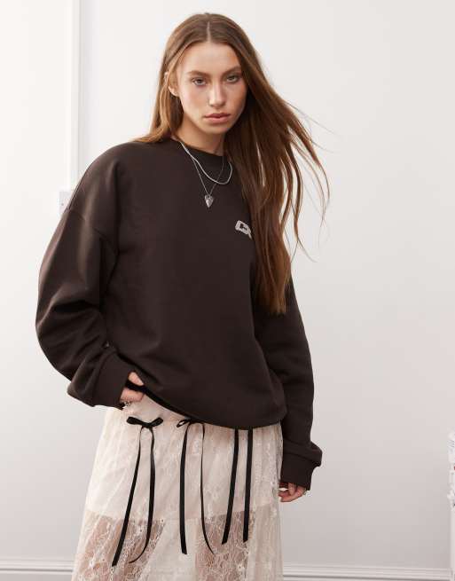COLLUSION sports logo sweatshirt, 2 of 4