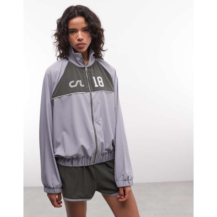 COLLUSION sports nylon funnel neck track jacket - part of a set | ASOS