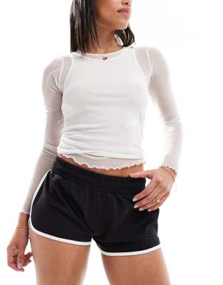 COLLUSION sports runner short in black | ASOS