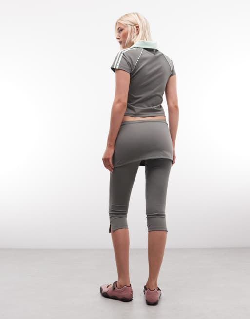 COLLUSION sporty capri skirt trouser, 4 of 5