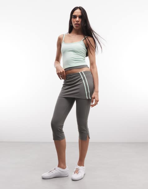 COLLUSION sporty double layer cami top - part of a set - view 1