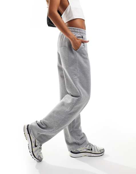 COLLUSION straight leg trackies in grey - view 1