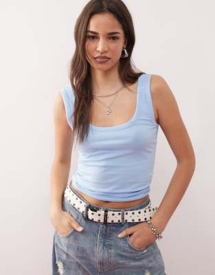 Collusion Strappy Square Neck Cami Top