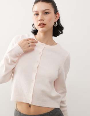 COLLUSION - Strickjacke in Babyrosa