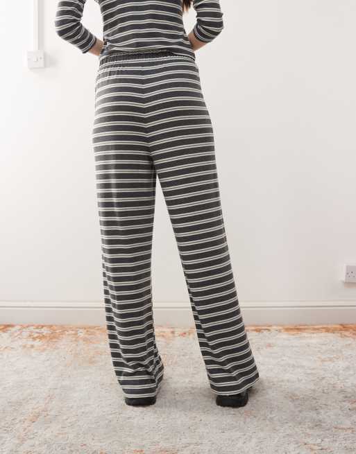 COLLUSION stripe wide leg pants (part of a set), 2 of 5