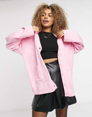structured cardigan