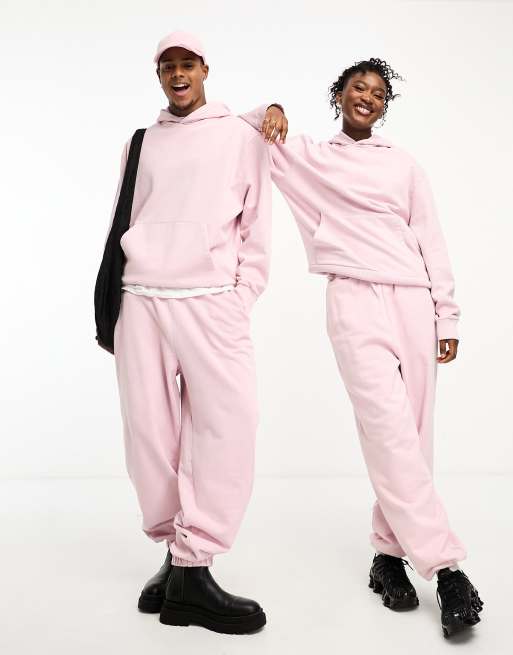 Collusion pale pink hoodie hotsell