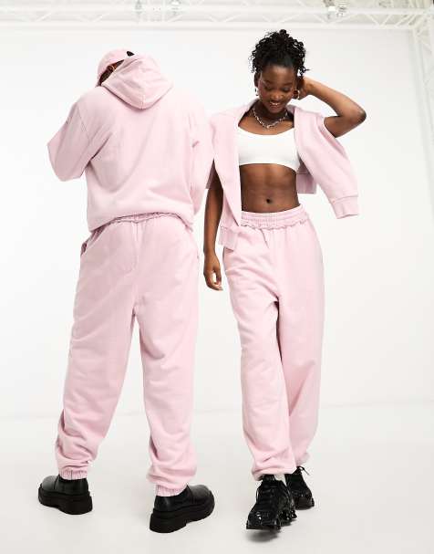 Pink nike cheap tracksuit men