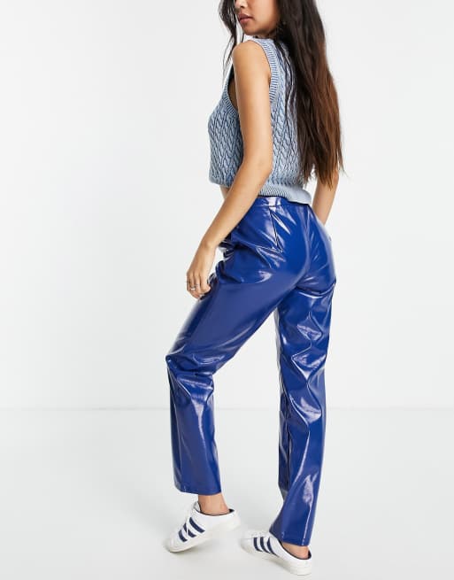 Baby blue best sale vinyl pants