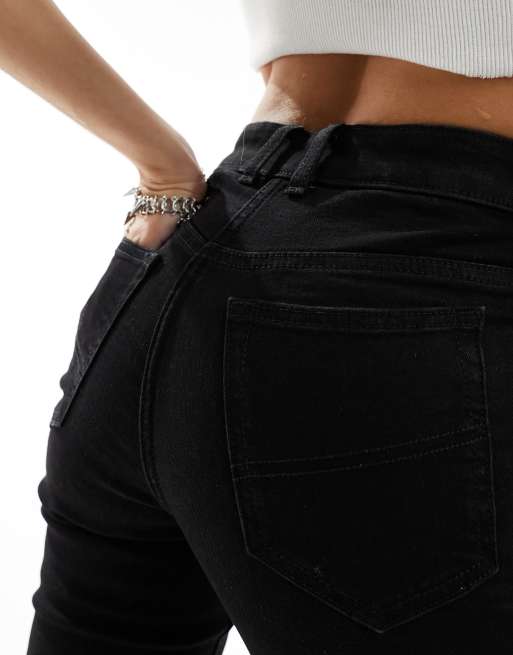 COLLUSION – Svarta, skinny jeans med hög midja, 4 av 5
