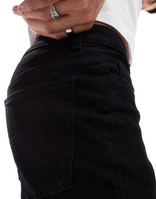 COLLUSION – Svarta, skinny jeans med medelhög midja, 5 av 5