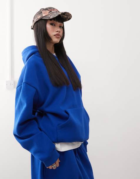 COLLUSION - Sweat à capuche décontracté - Bleu - view 1