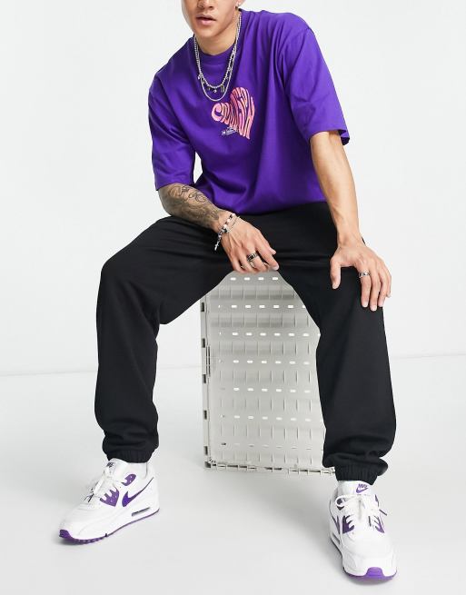 COLLUSION sweatpants in black