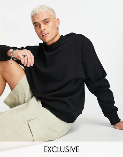 COLLUSION - Sweatshirt i sort - view 1