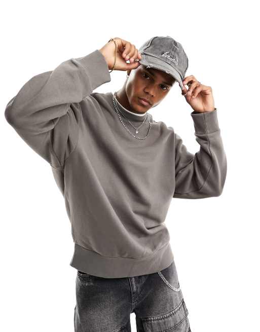 Charcoal 2025 oversized sweatshirt