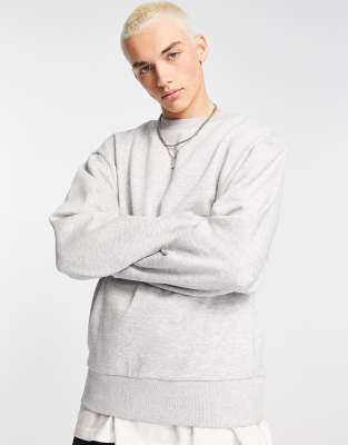 Collusion Sweatshirt In Gray Marl