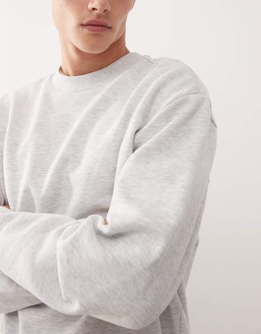 COLLUSION sweatshirt in gray marl | ASOS