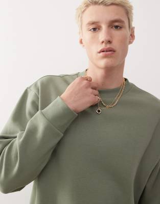 Collusion Sweatshirt In Green