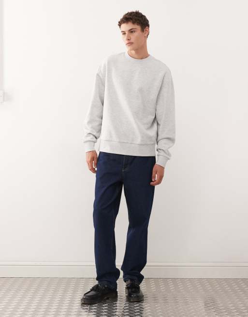 COLLUSION sweatshirt in grey marl, 2 of 5