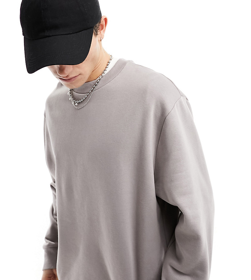 COLLUSION sweatshirt in grey