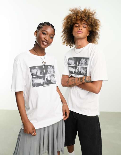 COLLUSION - T-shirt avec imprimé L'Exorciste sous licence - Blanc