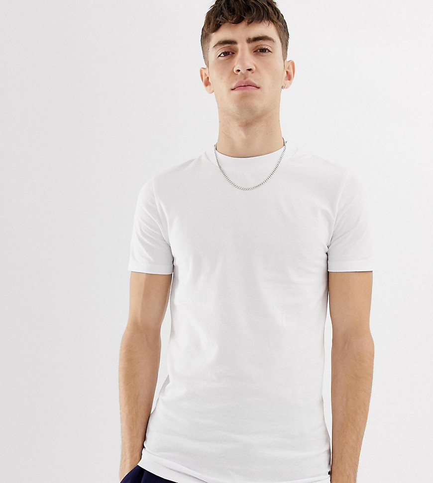 COLLUSION - T-shirt bianca skinny-Bianco