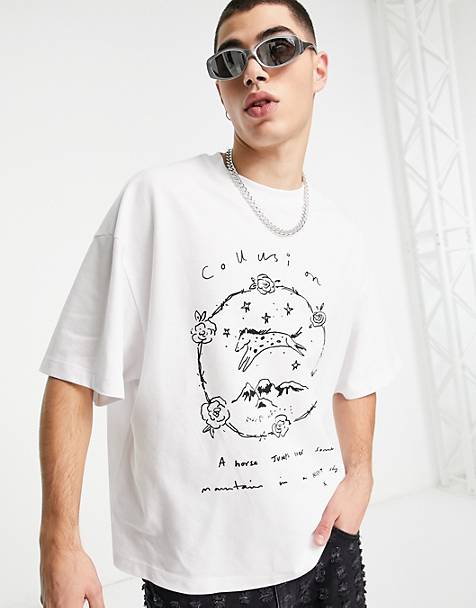 astral Asos Homme Vêtements Tops & T-shirts Tops Débardeurs Plus T-shirt oversize 