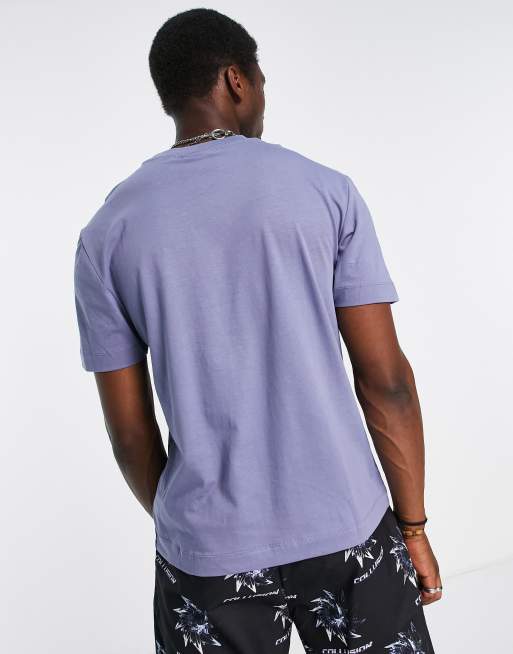 COLLUSION – T-Shirt in Blau mit Logo, 2 von 4