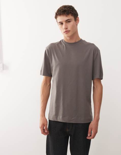 COLLUSION t-shirt in charcoal - view 1