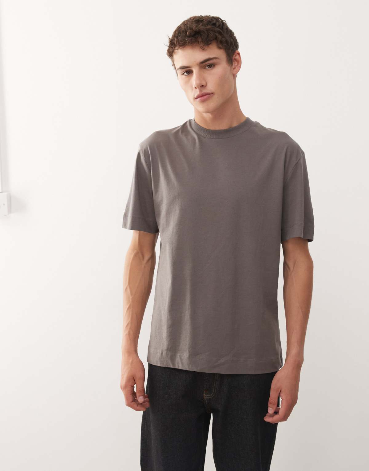 COLLUSION t-shirt in charcoal
