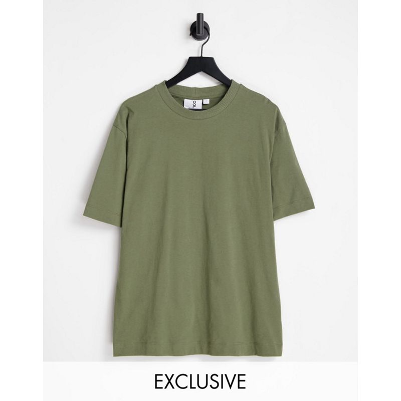 COLLUSION – T-Shirt in Khaki