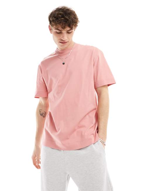 Oversized Fit T-shirt - Light pink - Men