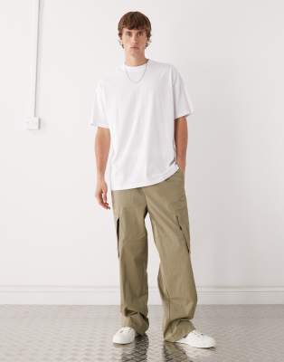 Collusion T-shirt In White