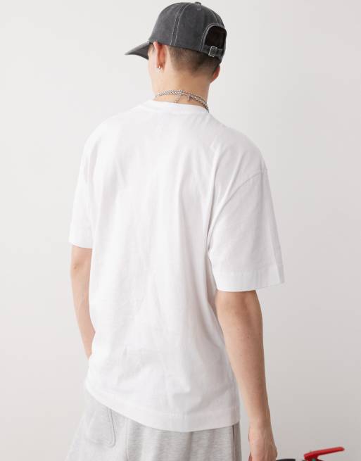 COLLUSION - T-shirt in wit , 4 van 4