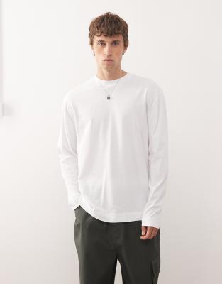 COLLUSION - T-shirt manches longues - Blanc