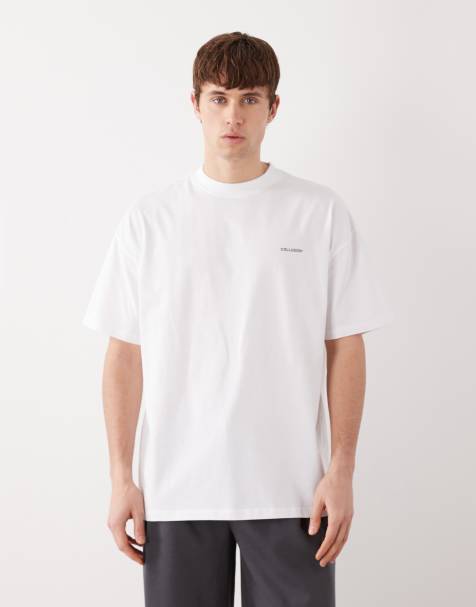 COLLUSION - T-shirt met logo in wit - view 1