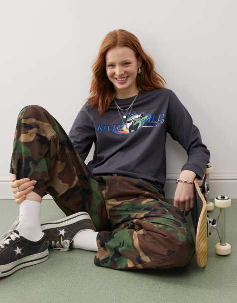 COLLUSION - T-shirt met visprint - view 1