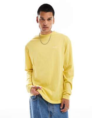 COLLUSION - T-shirt oversize à logo - Jaune