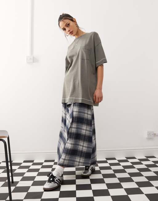 COLLUSION – T-shirt oversize z grafiką z gwiazdą