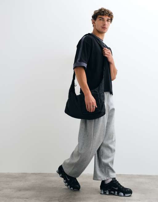 COLLUSION t-shirt ringer à manches courtes noir et gris, 2 de 5