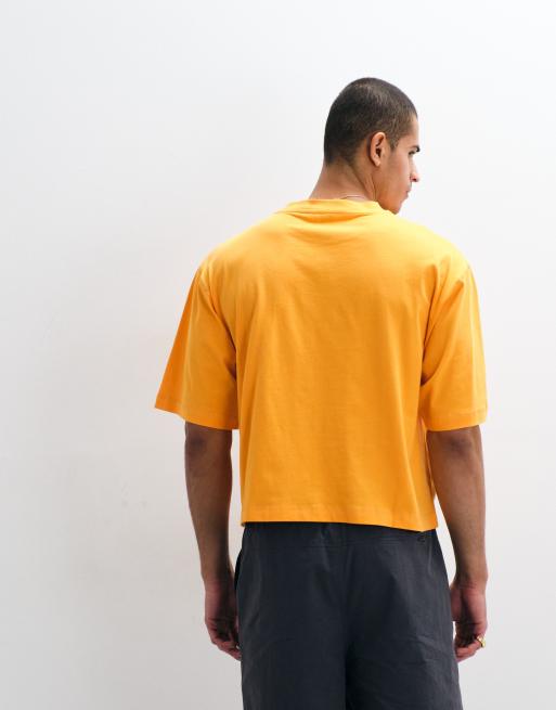 COLLUSION - T-shirt squadrata arancione, 3 di 5