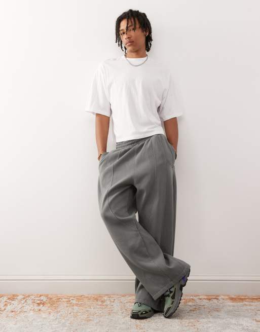 COLLUSION - T-shirt squadrata oversize bianca, 2 di 4
